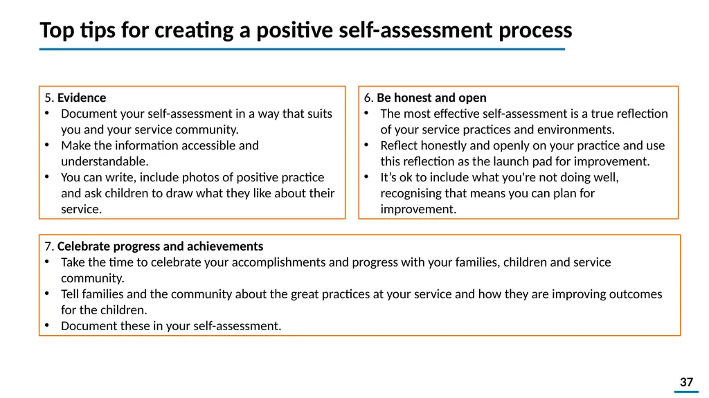 Quality Improvement Planning Workbook © 2021 - slide 37 of 48