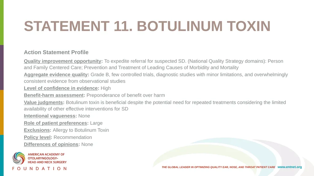 AAO-HNSF Clinical Practice Guideline: Hoarseness - slide 43 of 53