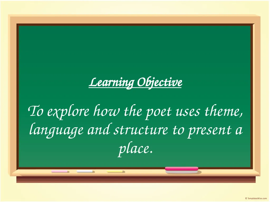 The Emigree By Carol Rumens Learning Objective To - slide 7 of 28