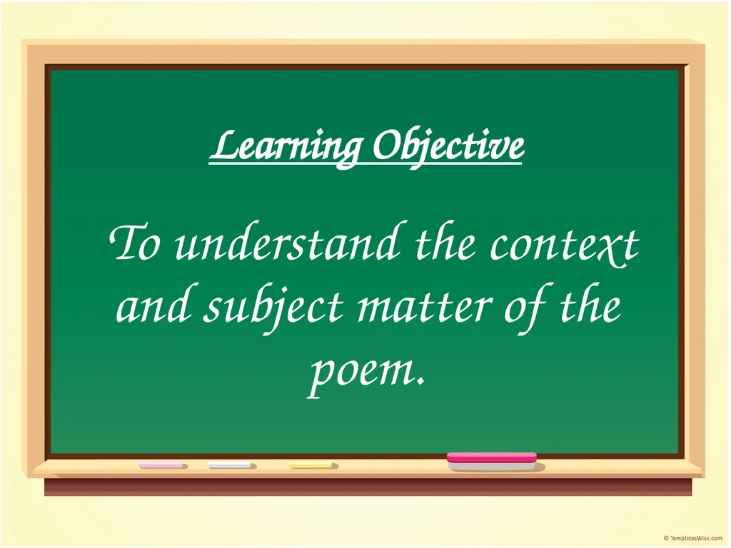 The Emigree By Carol Rumens Learning Objective To - slide 2 of 28