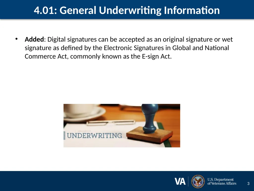 Lenders Handbook Chapter 4: Changes and Additions - slide 3 of 34