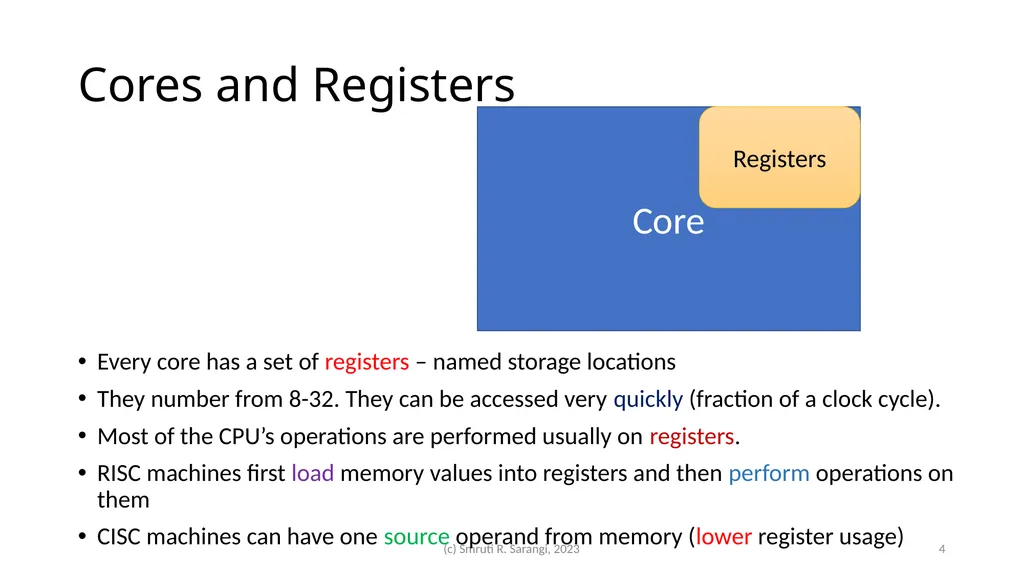 Chapter 2: Basics of Computer Architecture Smruti - slide 4 of 71