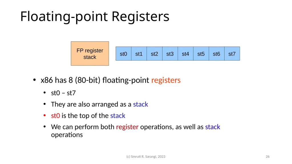 Chapter 2: Basics of Computer Architecture Smruti - slide 26 of 71