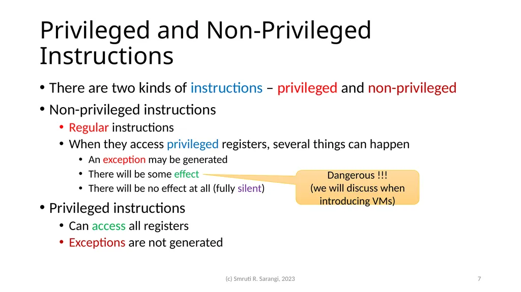 Chapter 2: Basics of Computer Architecture Smruti - slide 7 of 71