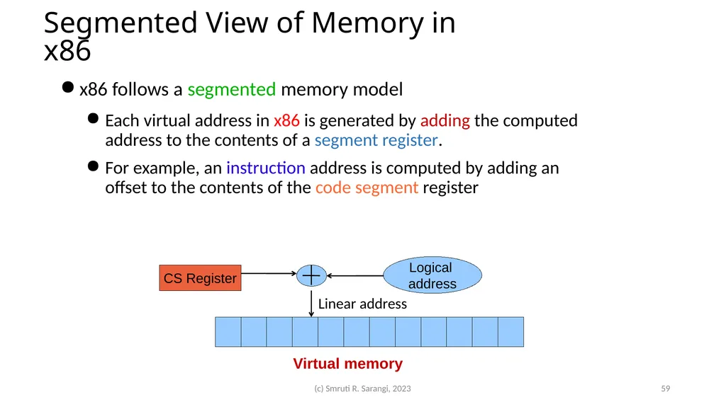 Chapter 2: Basics of Computer Architecture Smruti - slide 59 of 71