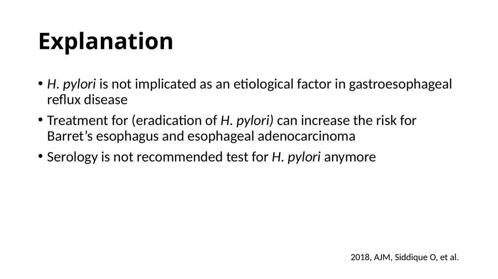 Helicobacter Pylori Infection Jaime Gallegos, MD - slide 21 of 41