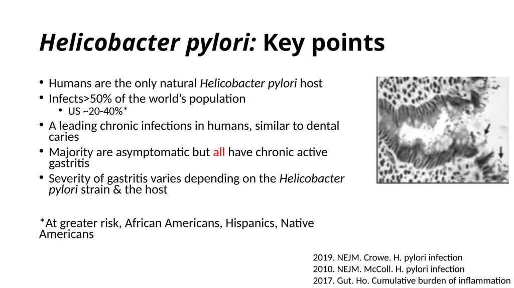 Helicobacter Pylori Infection Jaime Gallegos, MD - slide 7 of 41