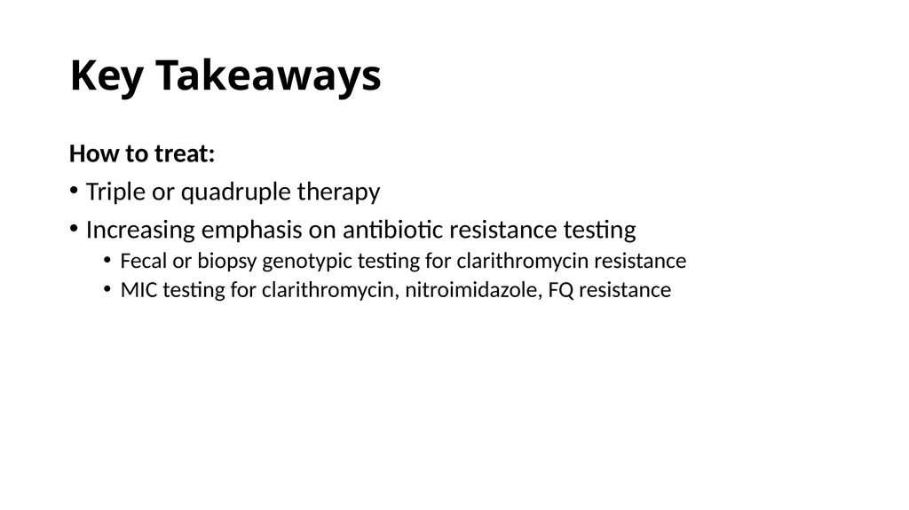 Helicobacter Pylori Infection Jaime Gallegos, MD - slide 37 of 41