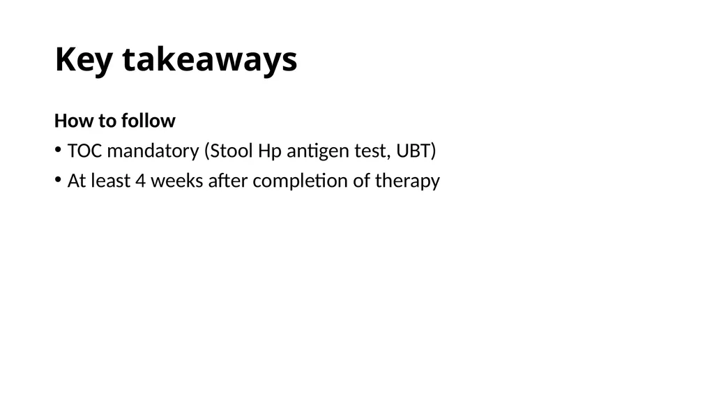Helicobacter Pylori Infection Jaime Gallegos, MD - slide 38 of 41