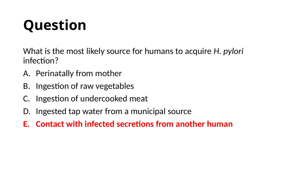 Helicobacter Pylori Infection Jaime Gallegos, MD - slide 10 of 41