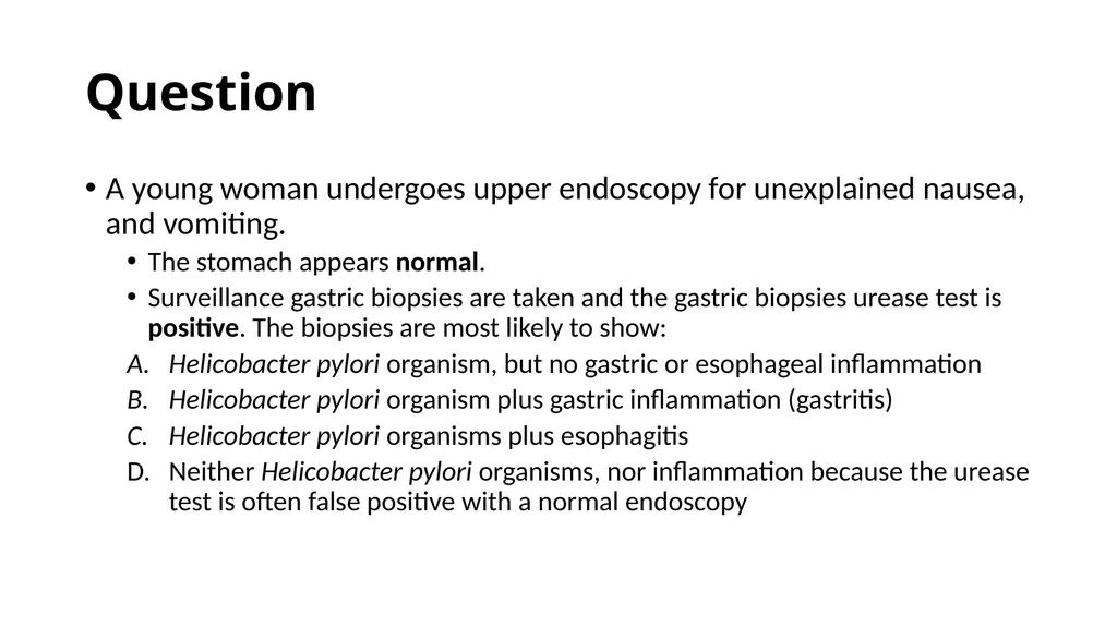 Helicobacter Pylori Infection Jaime Gallegos, MD - slide 5 of 41
