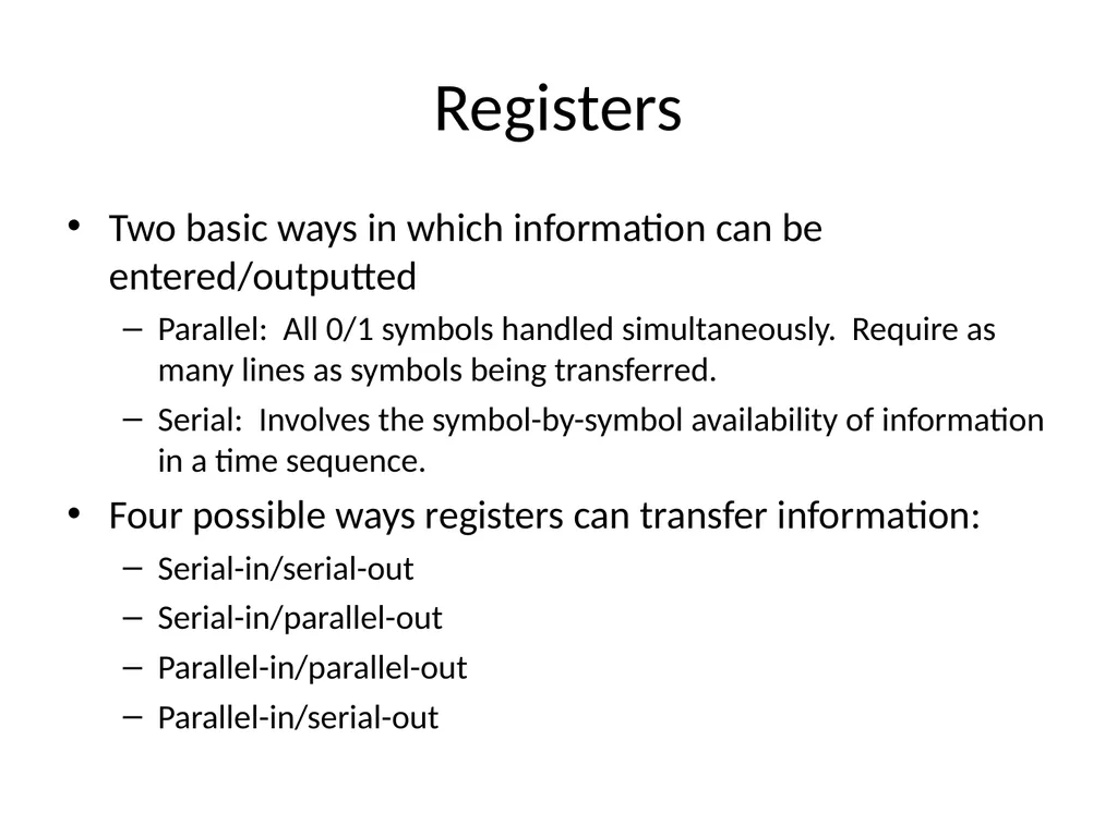 Digital Logic Design Lecture 24 Announcements - slide 5 of 25