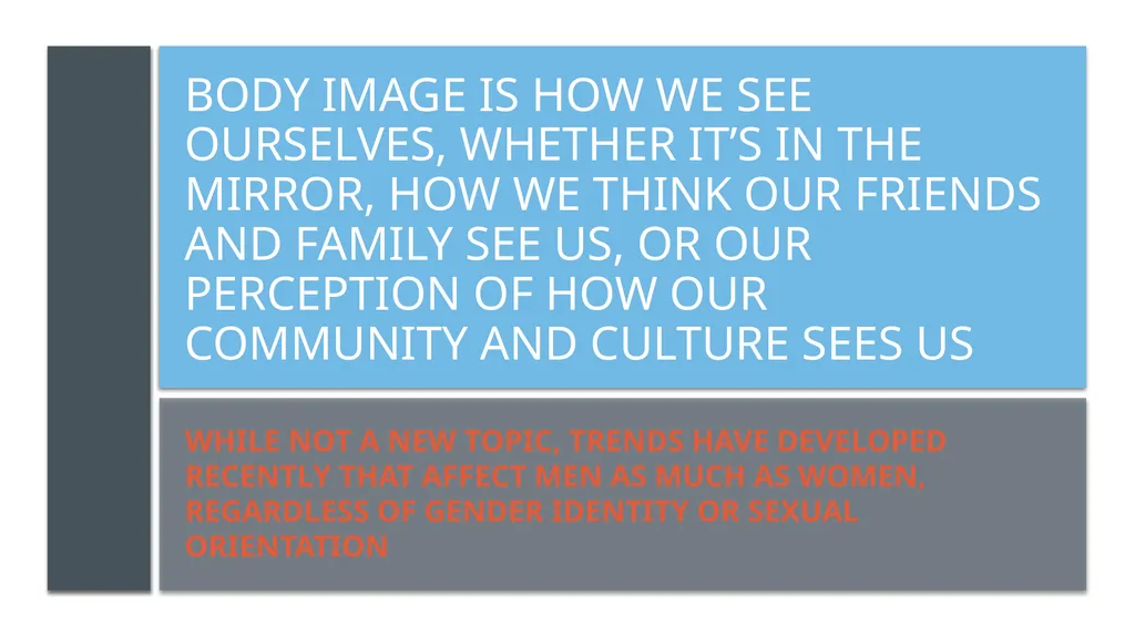 What is body image dissatisfaction, and how does - slide 2 of 13