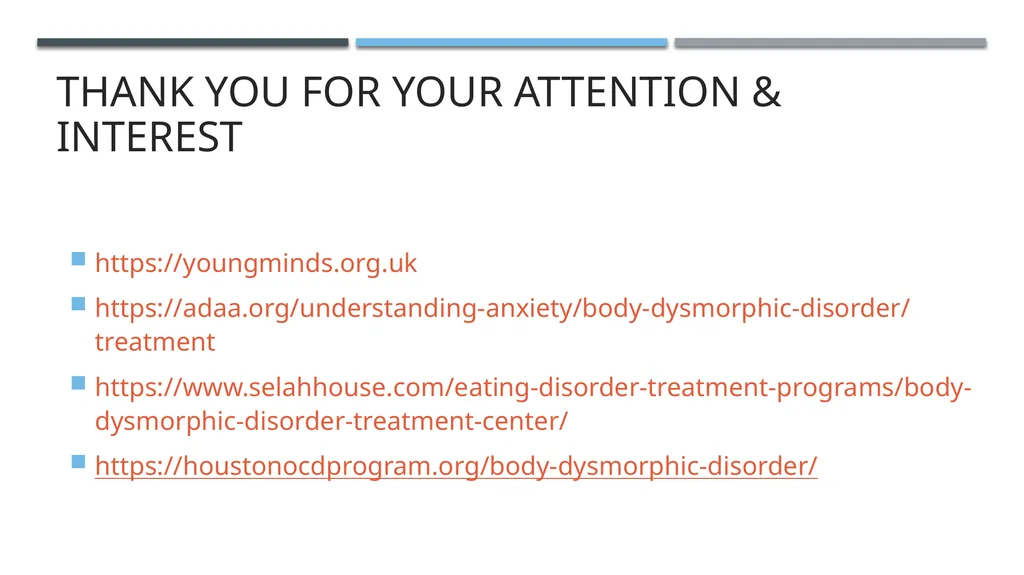 What is body image dissatisfaction, and how does - slide 13 of 13