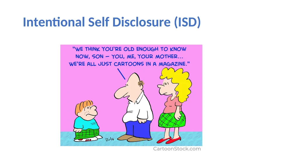 GANZ Presentation: Self Disclosure Break out - slide 12 of 20