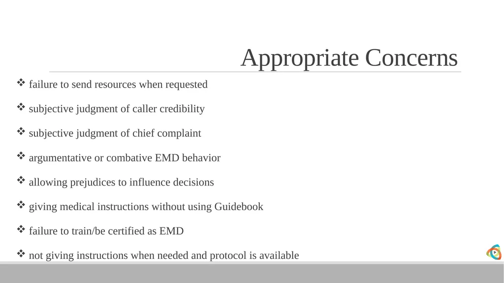Alabama EMD Program Phase 2 Practitioner Course - slide 23 of 98