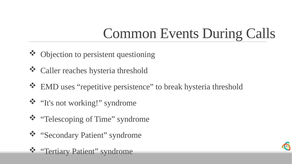 Alabama EMD Program Phase 2 Practitioner Course - slide 52 of 98