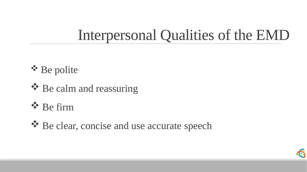 Alabama EMD Program Phase 2 Practitioner Course - slide 46 of 98