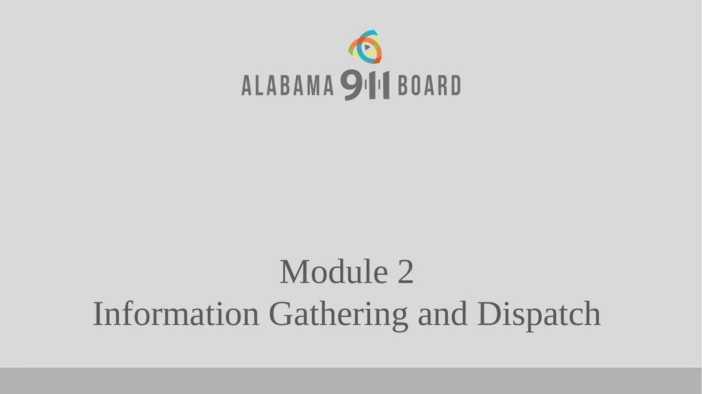 Alabama EMD Program Phase 2 Practitioner Course - slide 43 of 98