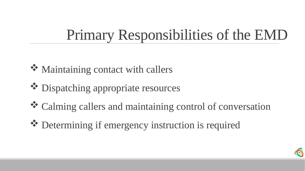 Alabama EMD Program Phase 2 Practitioner Course - slide 45 of 98
