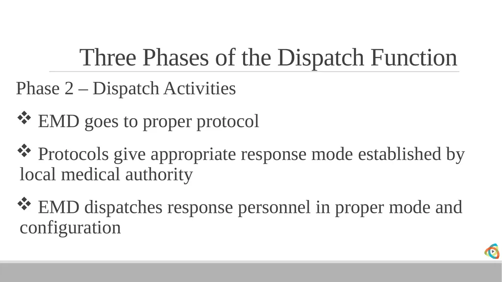 Alabama EMD Program Phase 2 Practitioner Course - slide 10 of 98