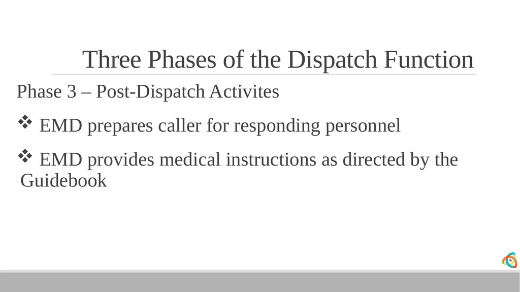Alabama EMD Program Phase 2 Practitioner Course - slide 11 of 98