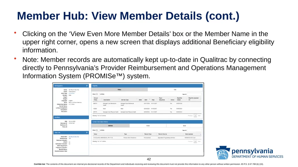 Welcome Please verify your full name has been - slide 42 of 124