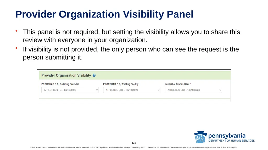 Welcome Please verify your full name has been - slide 63 of 124