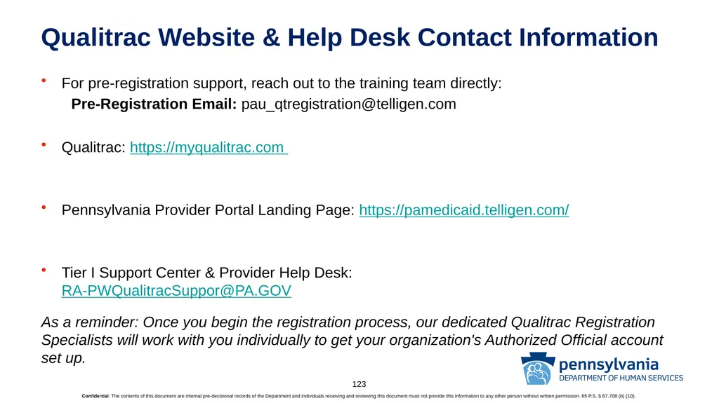 Welcome Please verify your full name has been - slide 123 of 124