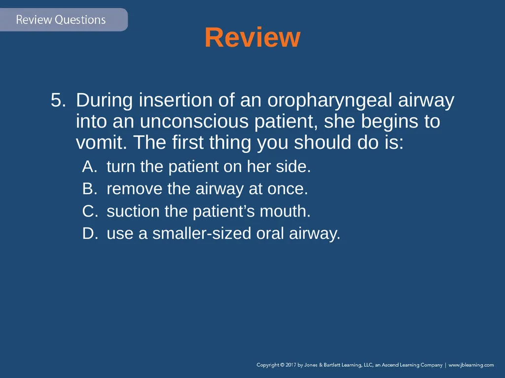 Chapter 10 Airway Management National EMS - slide 147 of 170