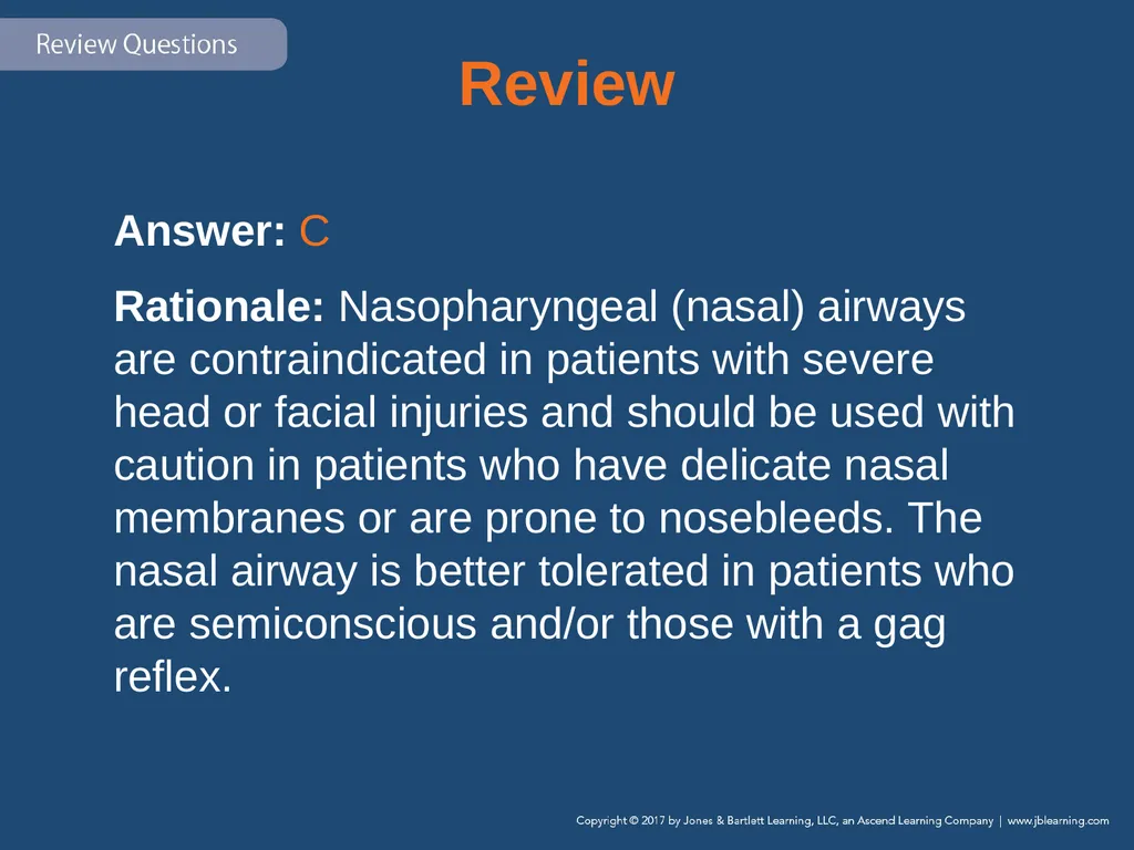Chapter 10 Airway Management National EMS - slide 152 of 170