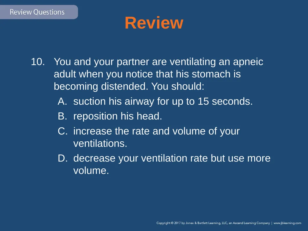 Chapter 10 Airway Management National EMS - slide 167 of 170