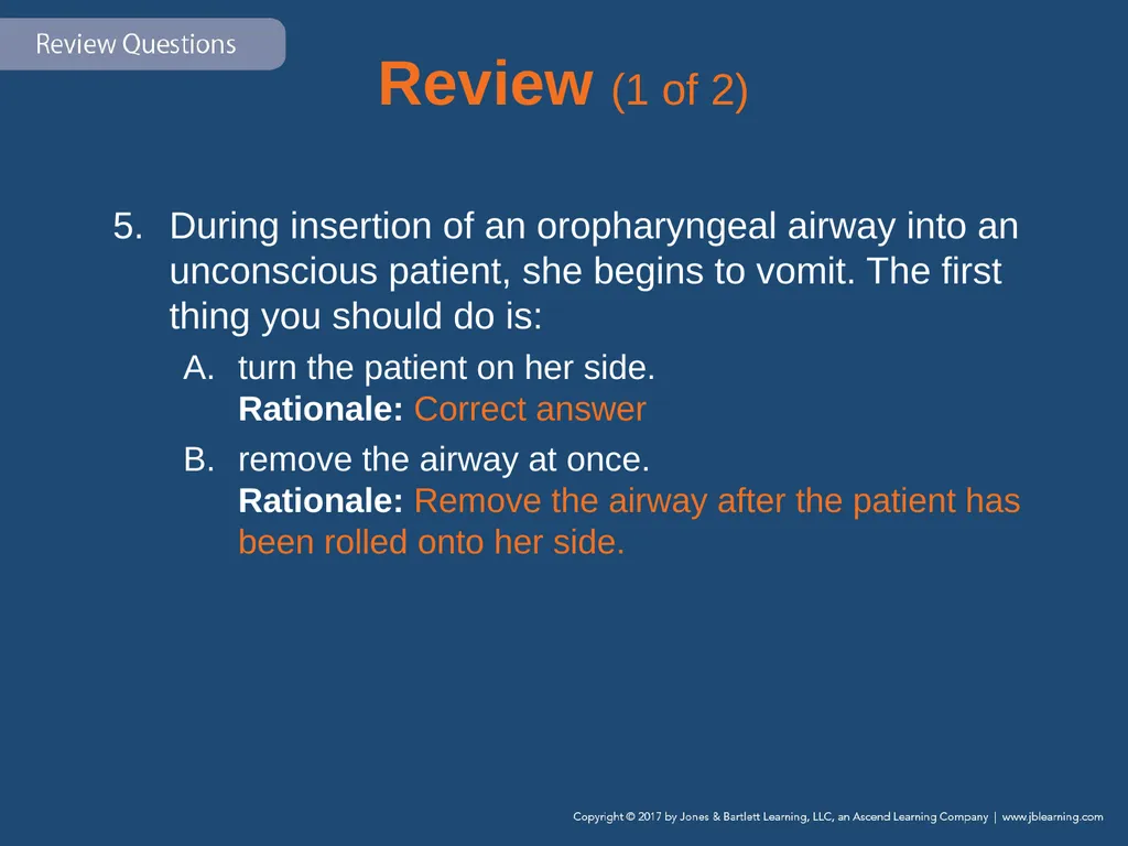 Chapter 10 Airway Management National EMS - slide 149 of 170