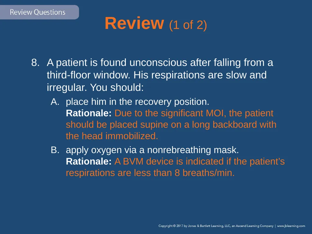 Chapter 10 Airway Management National EMS - slide 161 of 170