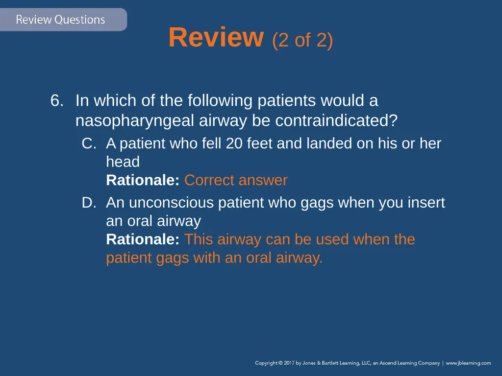 Chapter 10 Airway Management National EMS - slide 154 of 170