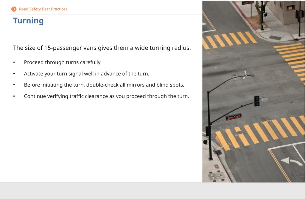 Driver Safety for 15-Passenger Vans DISCLAIMER - slide 31 of 40