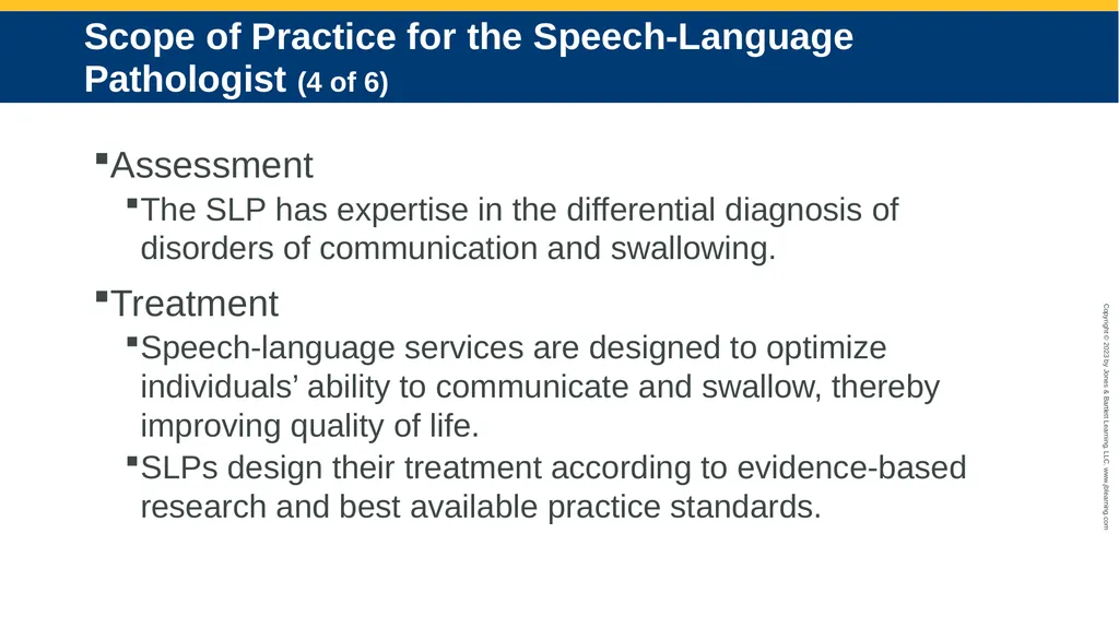 The Speech-Language Pathologist in Audiology - slide 6 of 21