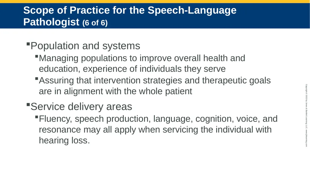 The Speech-Language Pathologist in Audiology - slide 8 of 21