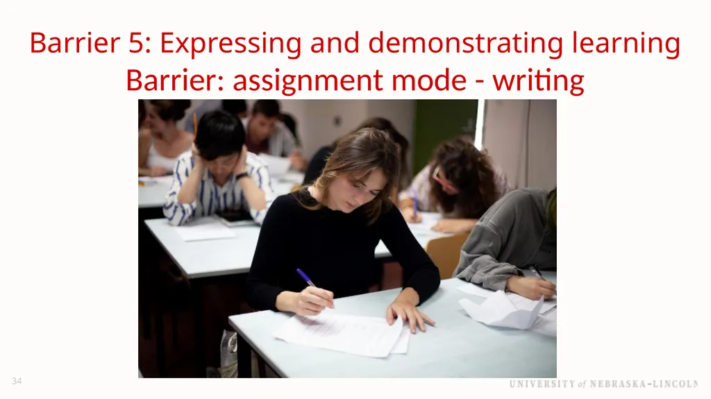 UNL Branding Reducing barriers to learning with - slide 34 of 46