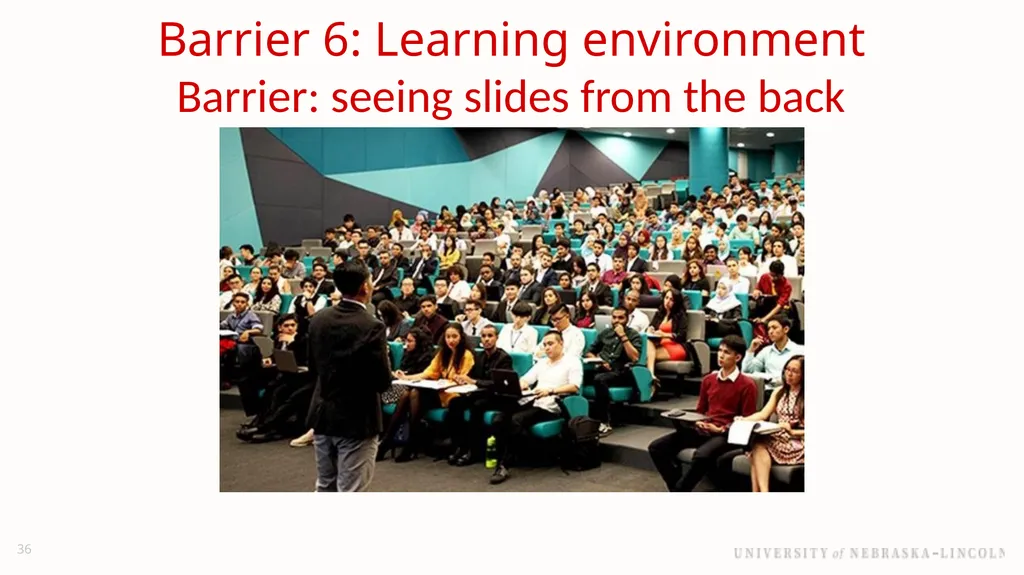 UNL Branding Reducing barriers to learning with - slide 36 of 46