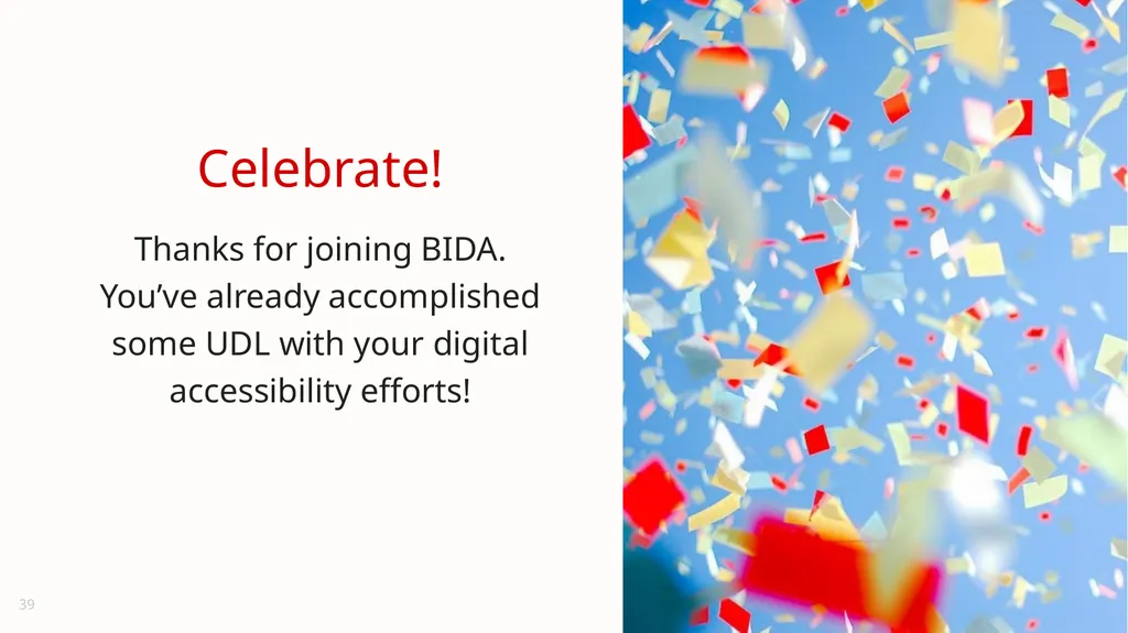 UNL Branding Reducing barriers to learning with - slide 39 of 46