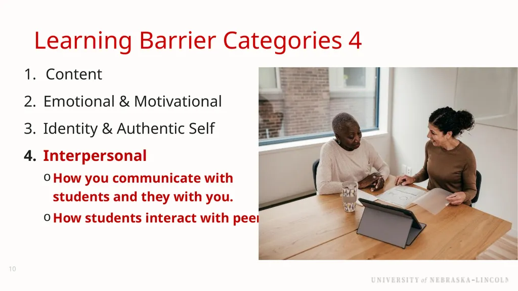 UNL Branding Reducing barriers to learning with - slide 10 of 46