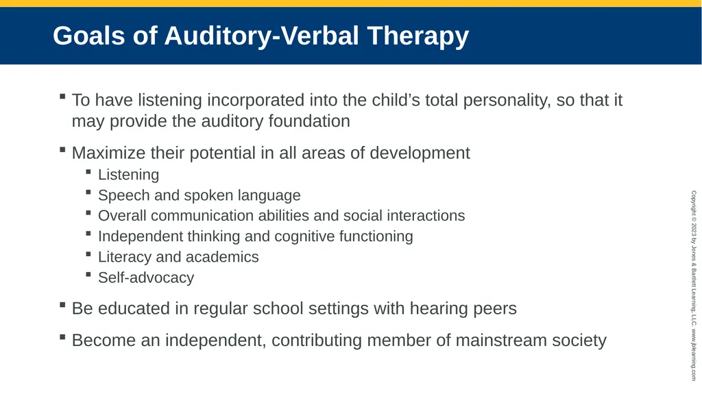Auditory-Verbal Practice: An Auditory Approach to - slide 14 of 23