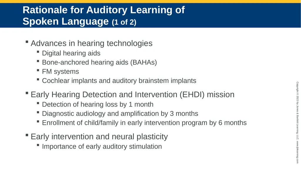 Auditory-Verbal Practice: An Auditory Approach to - slide 8 of 23