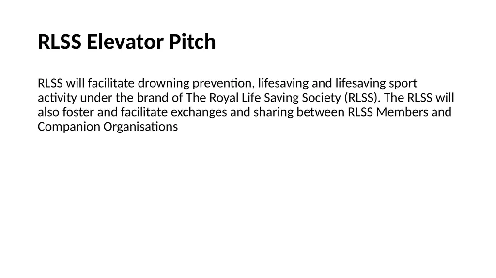 The Royal Life Saving Society January 2021 What is - slide 17 of 42