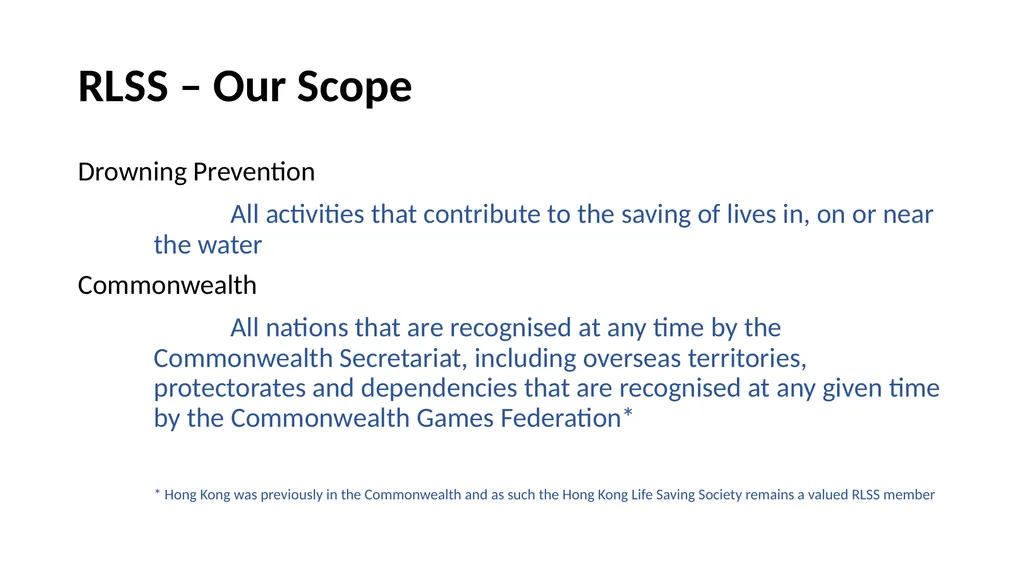 The Royal Life Saving Society January 2021 What is - slide 14 of 42
