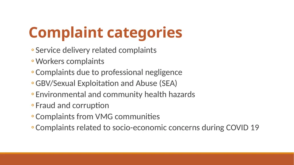 Grievance Redress Mechanism Sensitization of - slide 9 of 26