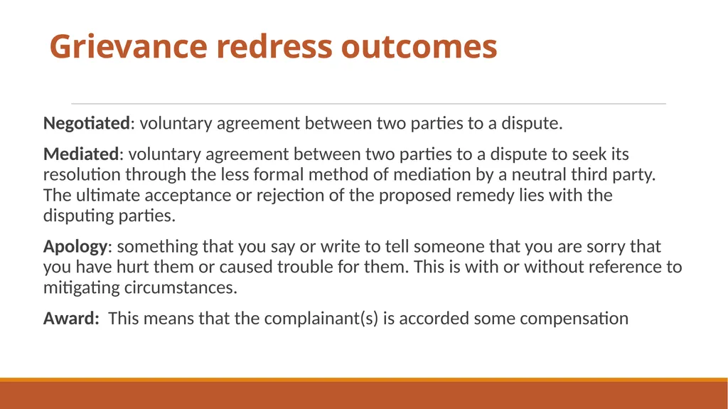 Grievance Redress Mechanism Sensitization of - slide 10 of 26