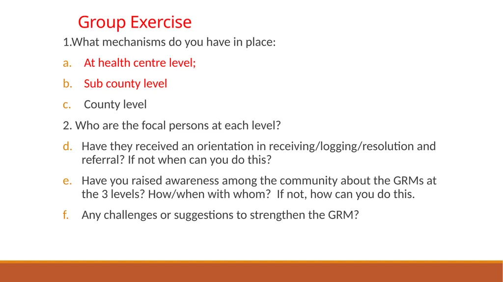 Grievance Redress Mechanism Sensitization of - slide 26 of 26