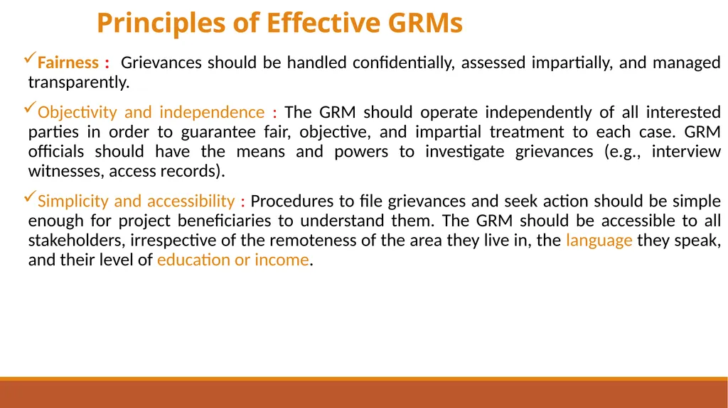 Grievance Redress Mechanism Sensitization of - slide 11 of 26